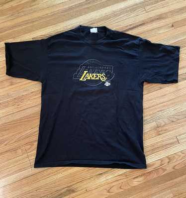 Vintage Lee Sports Los Angeles Lakers NBA V Neck Sweatshirt In