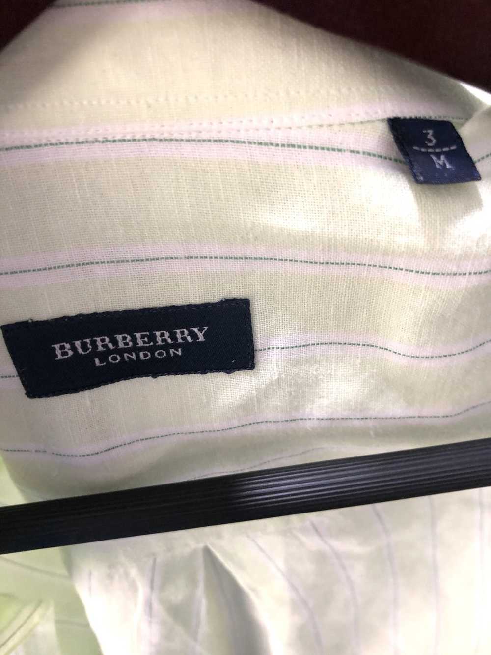 Burberry 🔥 Burberry London light Green Shirt M l… - image 4