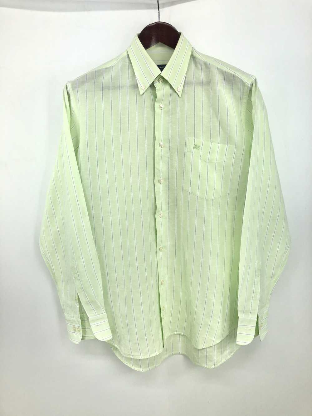 Burberry 🔥 Burberry London light Green Shirt M l… - image 5