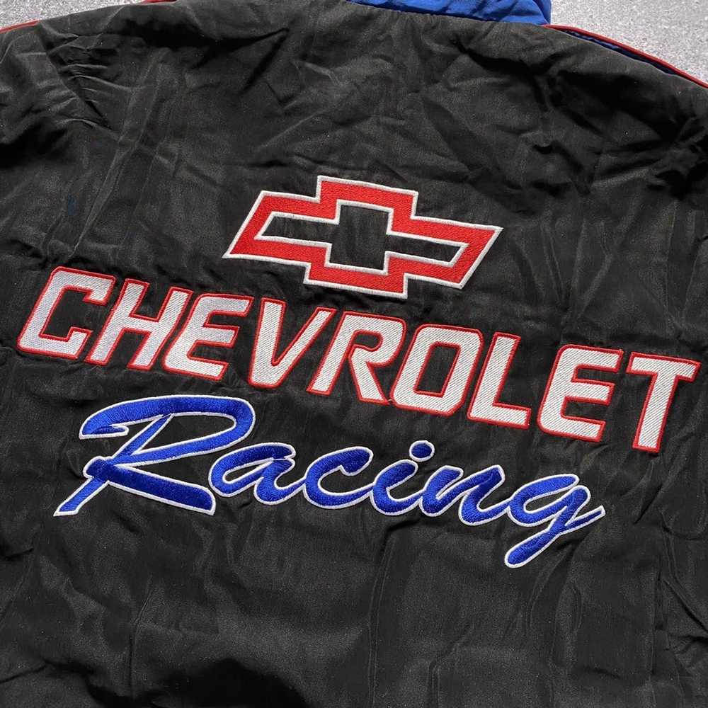 Bomber Jacket × Racing × Streetwear Vintage Chevr… - image 6