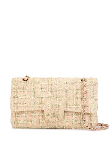 CHANEL Pre-Owned 2006 tweed double flap shoulder b