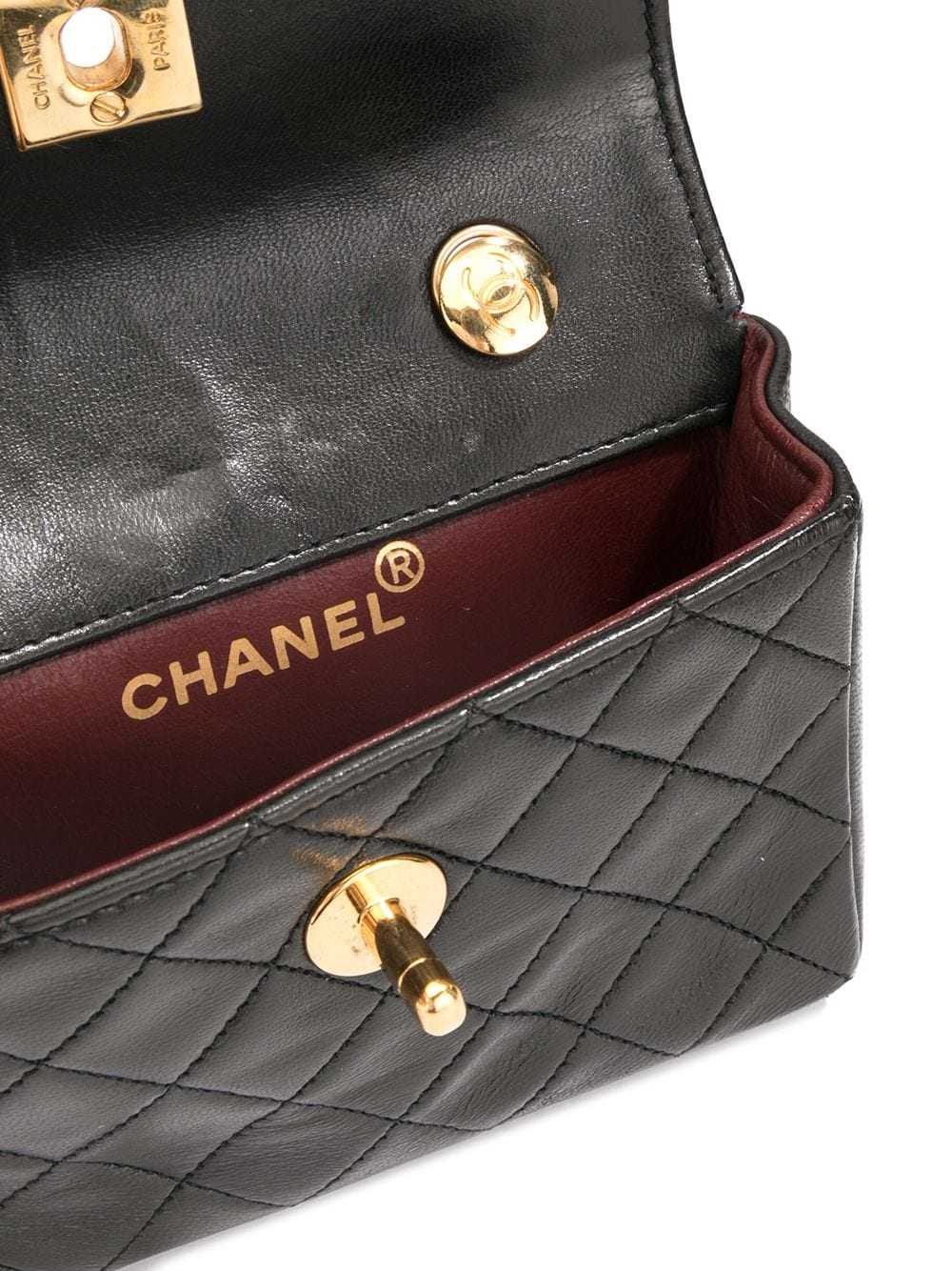 CHANEL Pre-Owned mini diamond quilted crossbody b… - image 5