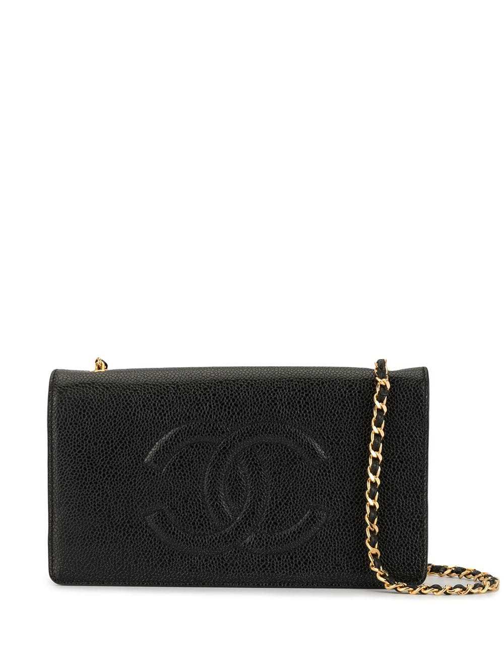CHANEL Pre-Owned CC embroidered WOC - Black - image 1
