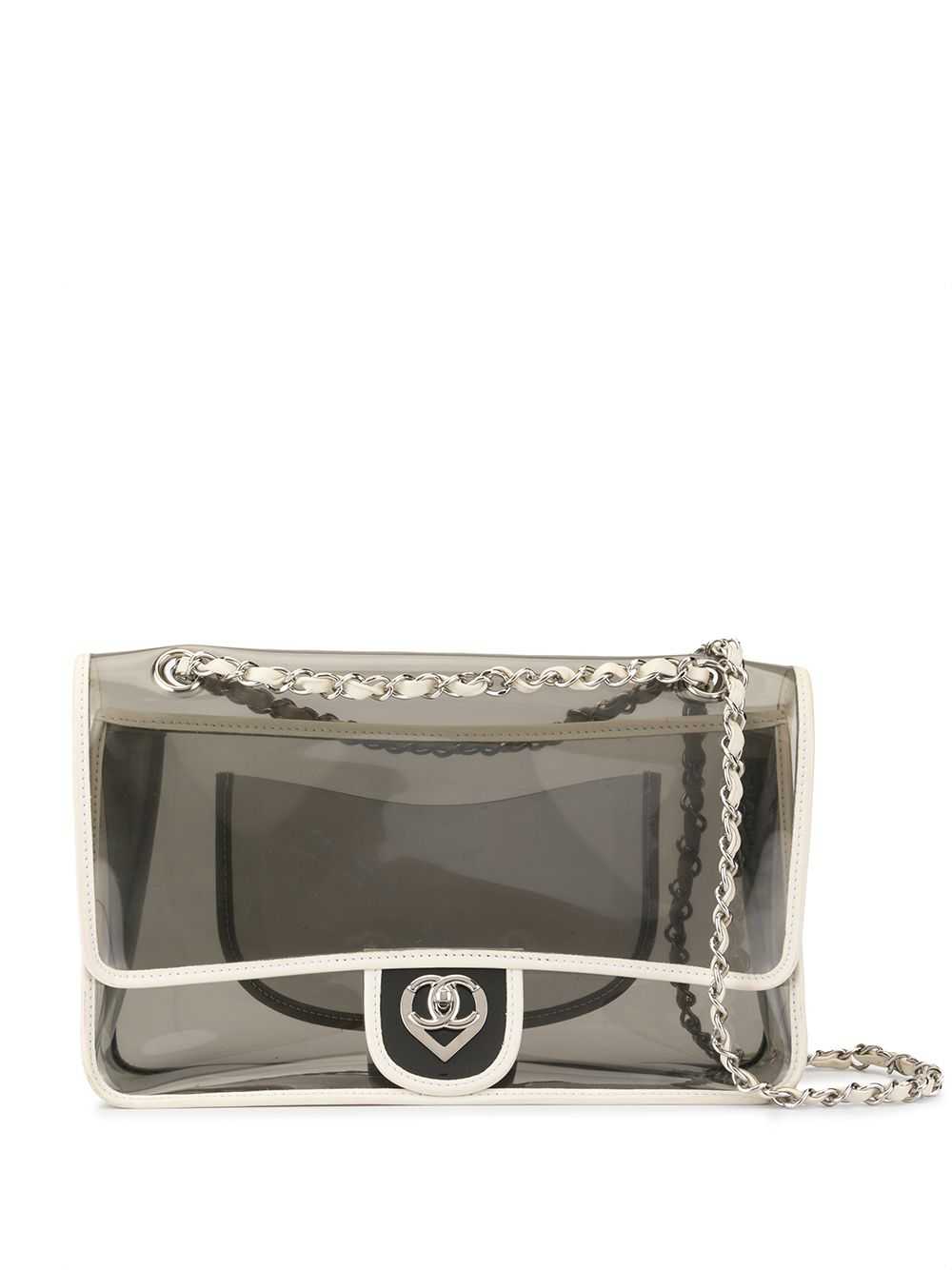 CHANEL Pre-Owned Double chain shoulder bag - White - image 1