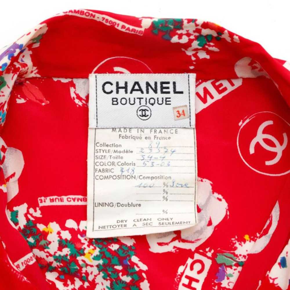 Chanel Silk mid-length dress - image 11