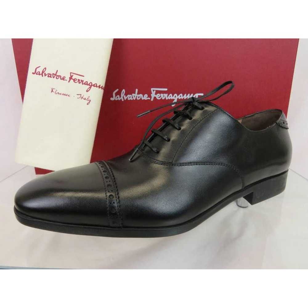 Salvatore Ferragamo Leather lace ups - image 9