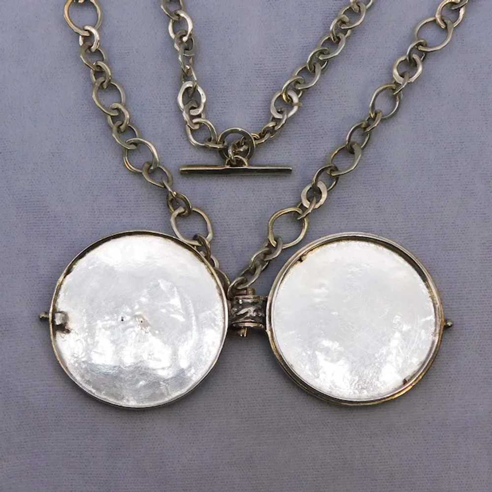 Lois Hill Sterling Silver Locket Chain Necklace D… - image 8