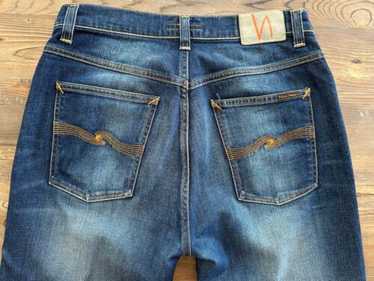 ヌーディジーンズ　Nudie Jeans Brute Knut W30 L28 Nudie Jeans Men's Brute Knut Jean In Dry Navy Comfort, Dry