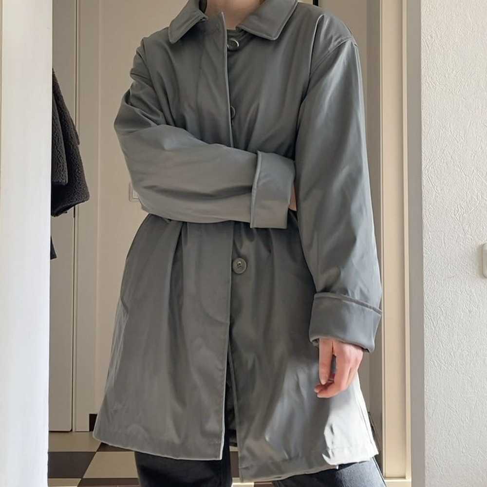 Avant Garde × Vintage Vintage padded grey raincoat - image 2