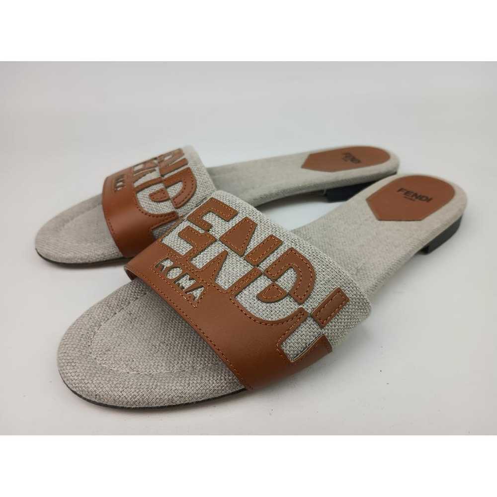 Fendi Leather sandal - image 2