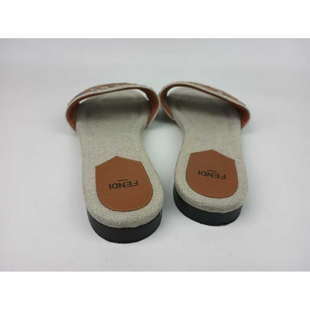 Fendi Leather sandal - image 4
