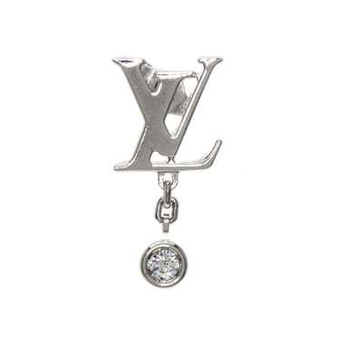 LOUIS VUITTON Puce Idylle Blossom LV Diamond Earrings K18WG Very