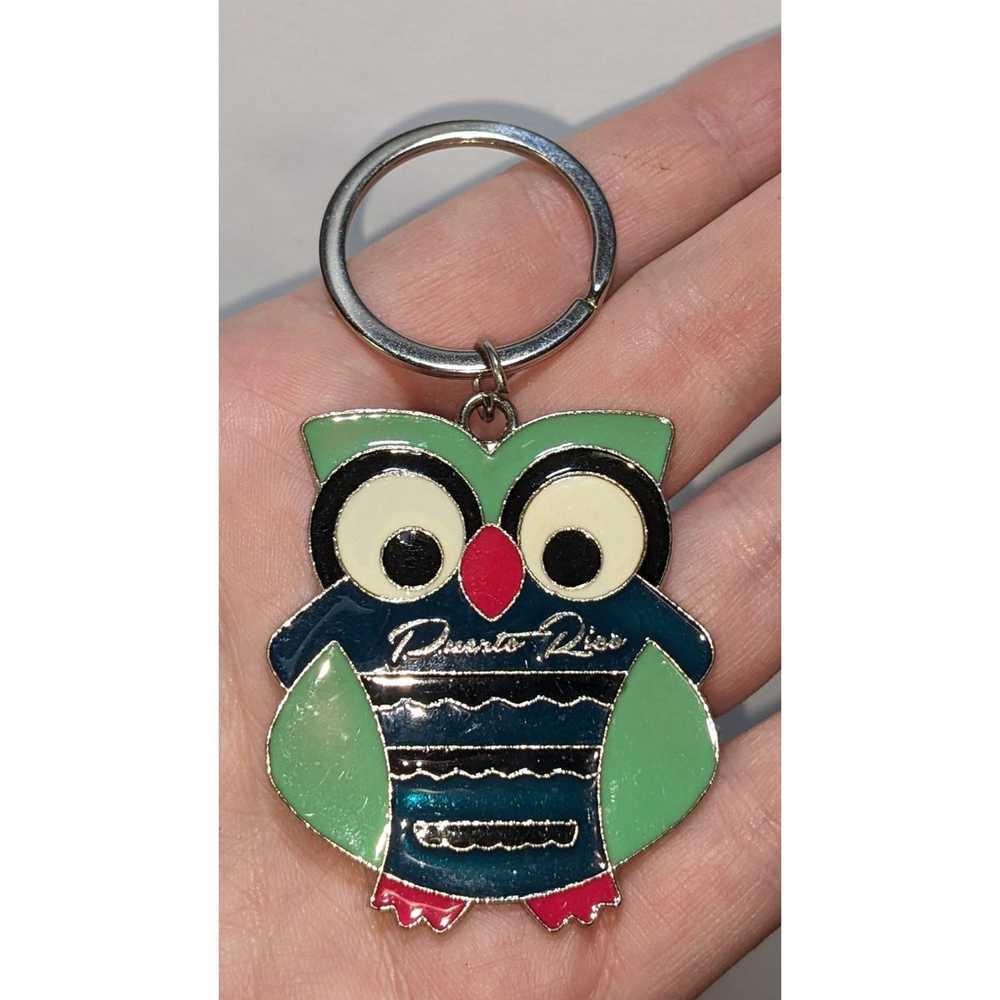 Other Puerto Rico Enamel Owl Key Chain - image 1