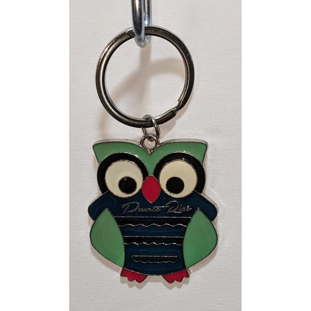 Other Puerto Rico Enamel Owl Key Chain - image 2