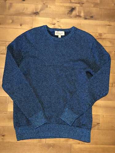 Burberry New blue checkered Burberry wool sweater