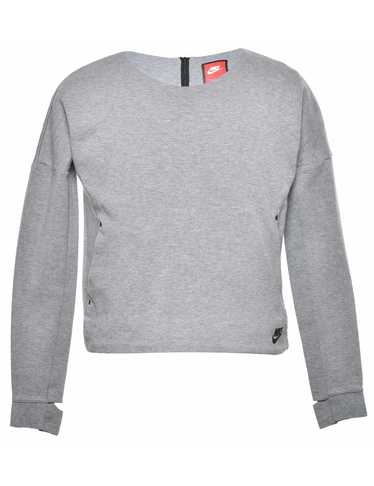 Nike Petites Grey Plain Sweatshirt - S