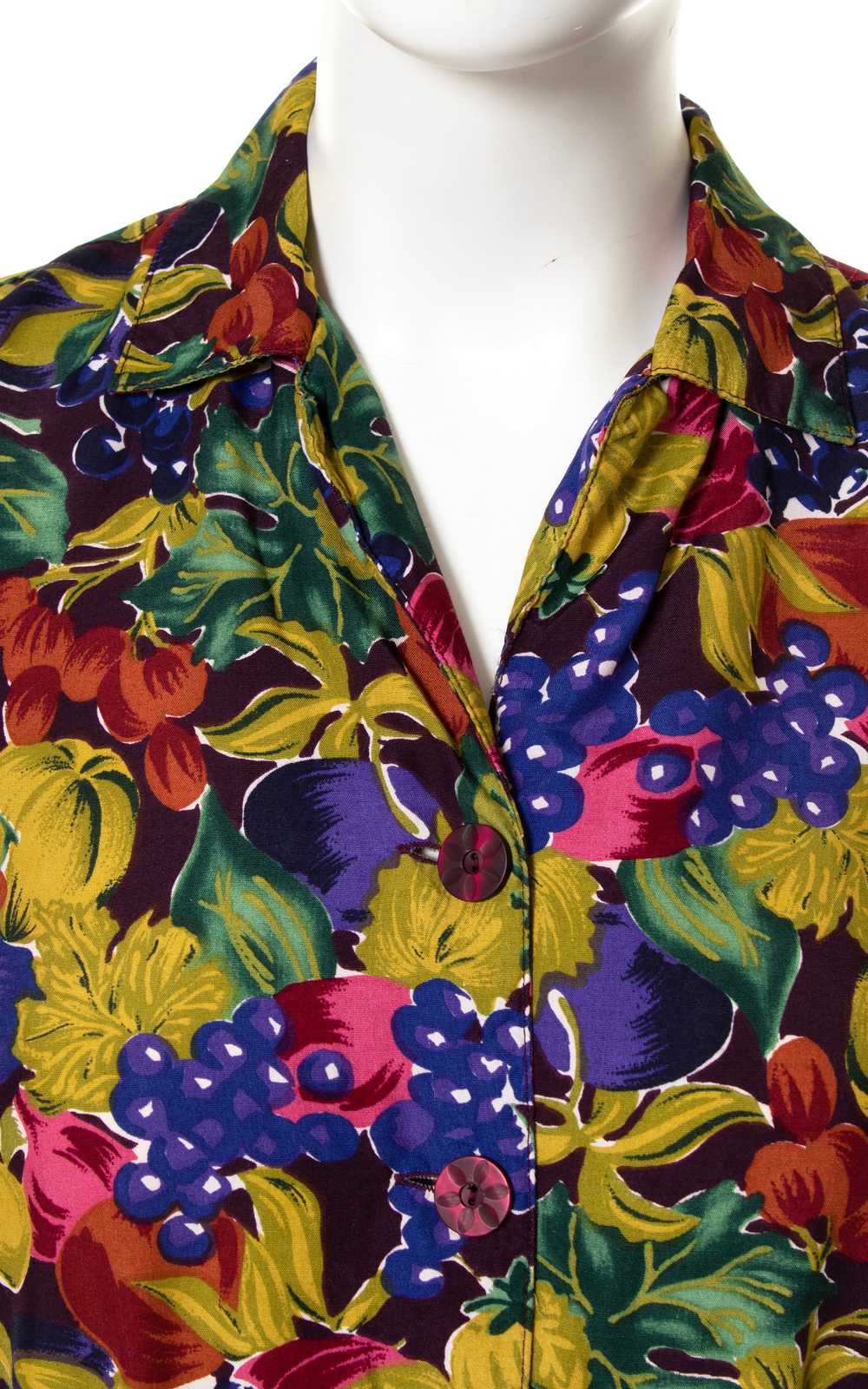 1980s Fruit Novelty Print Romper with Pockets | s… - image 8