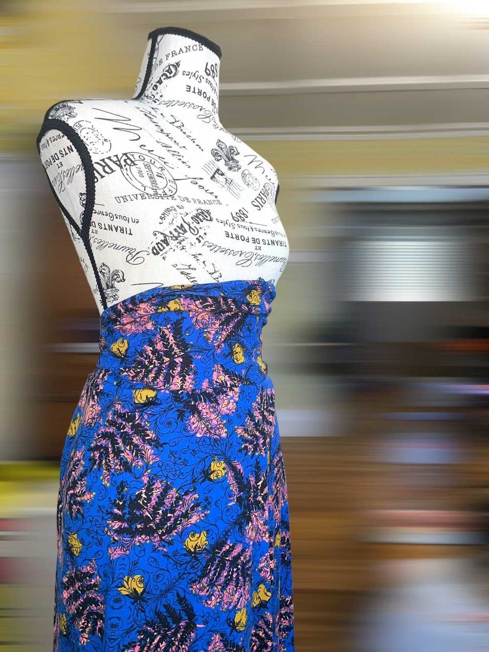 Other LuLaRoe 2XL Maxi Skirt •Azure Bckgrnd • Flo… - image 7