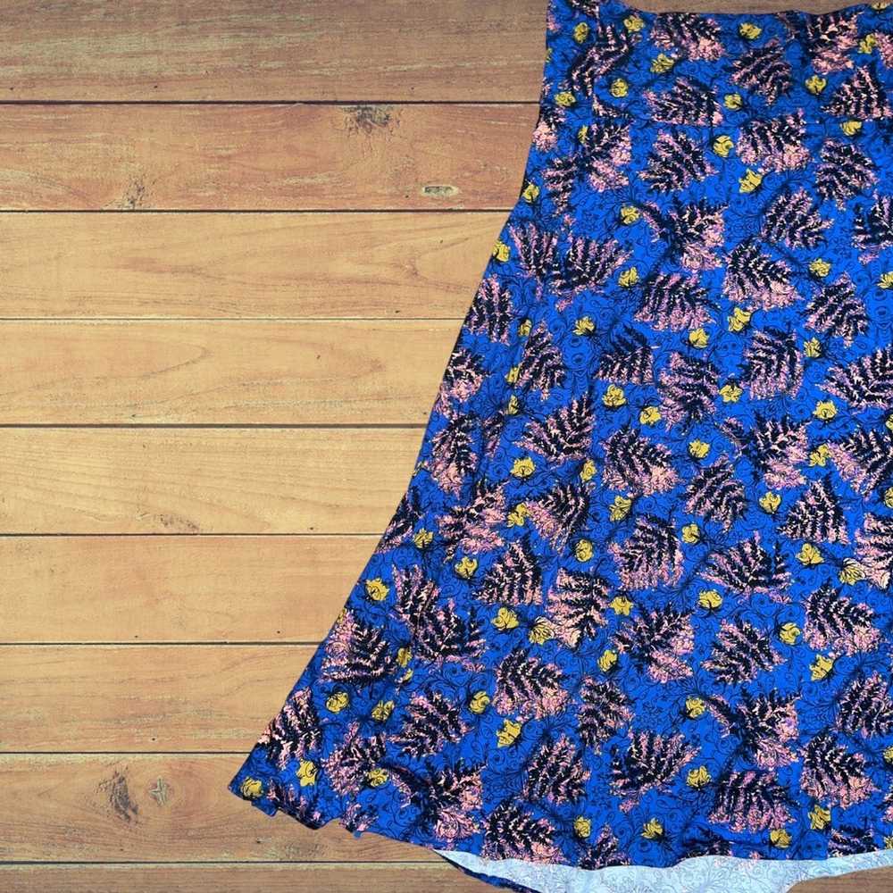 Other LuLaRoe 2XL Maxi Skirt •Azure Bckgrnd • Flo… - image 8