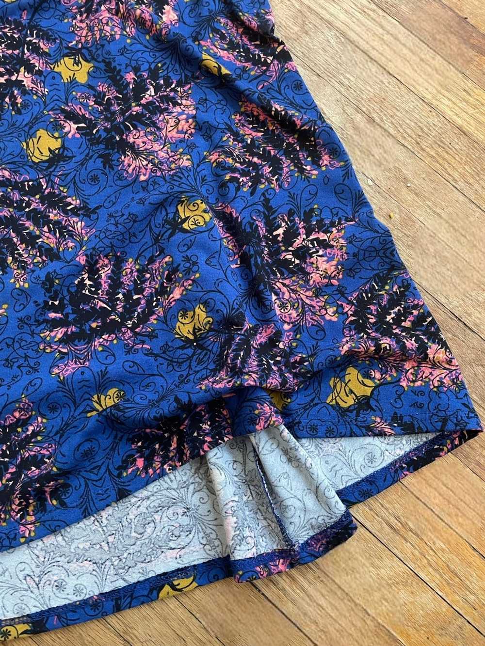 Other LuLaRoe 2XL Maxi Skirt •Azure Bckgrnd • Flo… - image 9