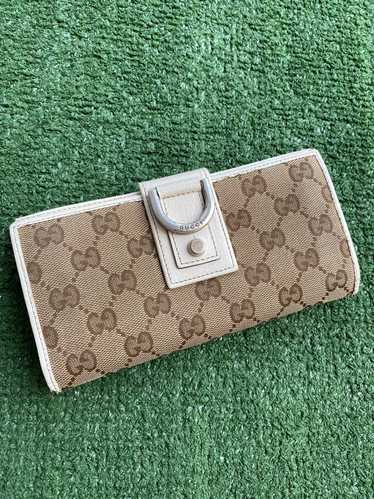 Gucci GG canvas monogram long wallet