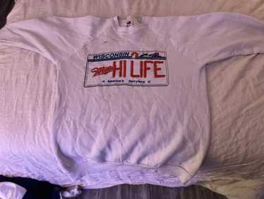 Vintage Miller High Life White sweater Vintage XL - image 1