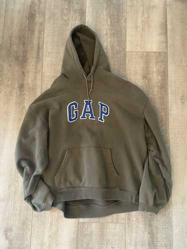 Gap Gap XL sweatshirt Vintage 90s GAP Brown Embro… - image 1