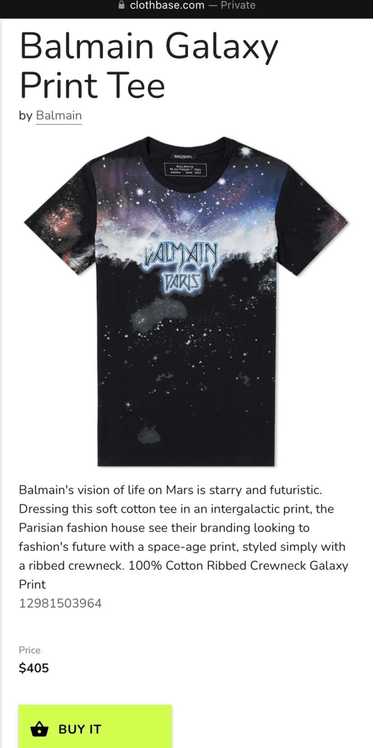 Pierre Balmain Balmain Galaxy Shirt