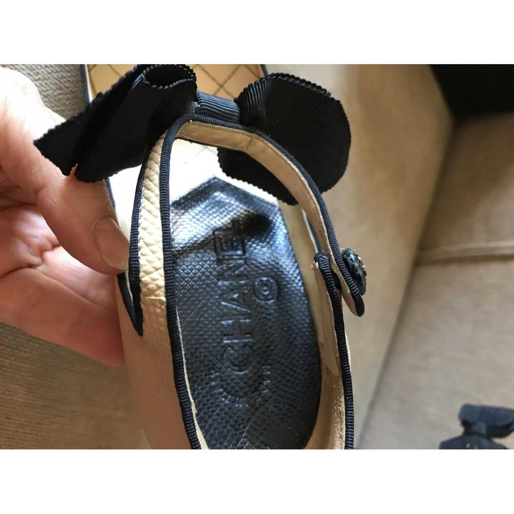 Chanel Slingback leather ballet flats - image 6