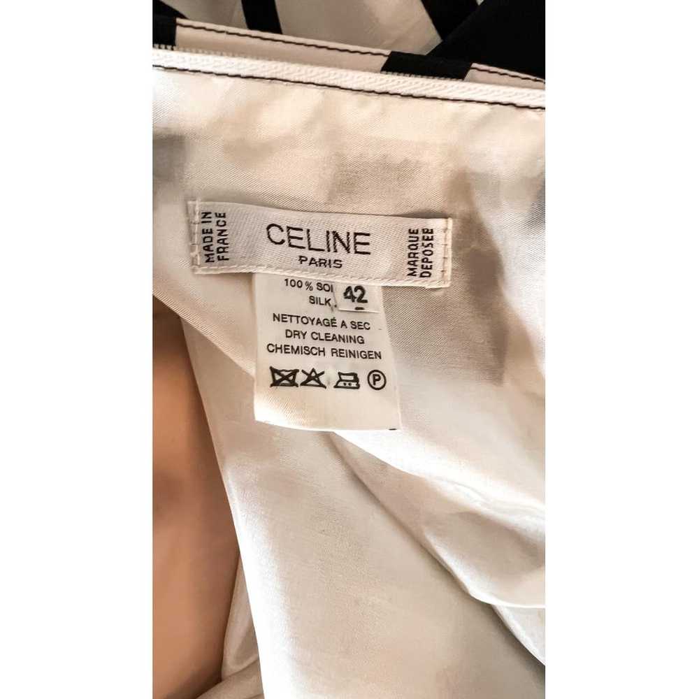 Celine Silk mid-length skirt - image 3