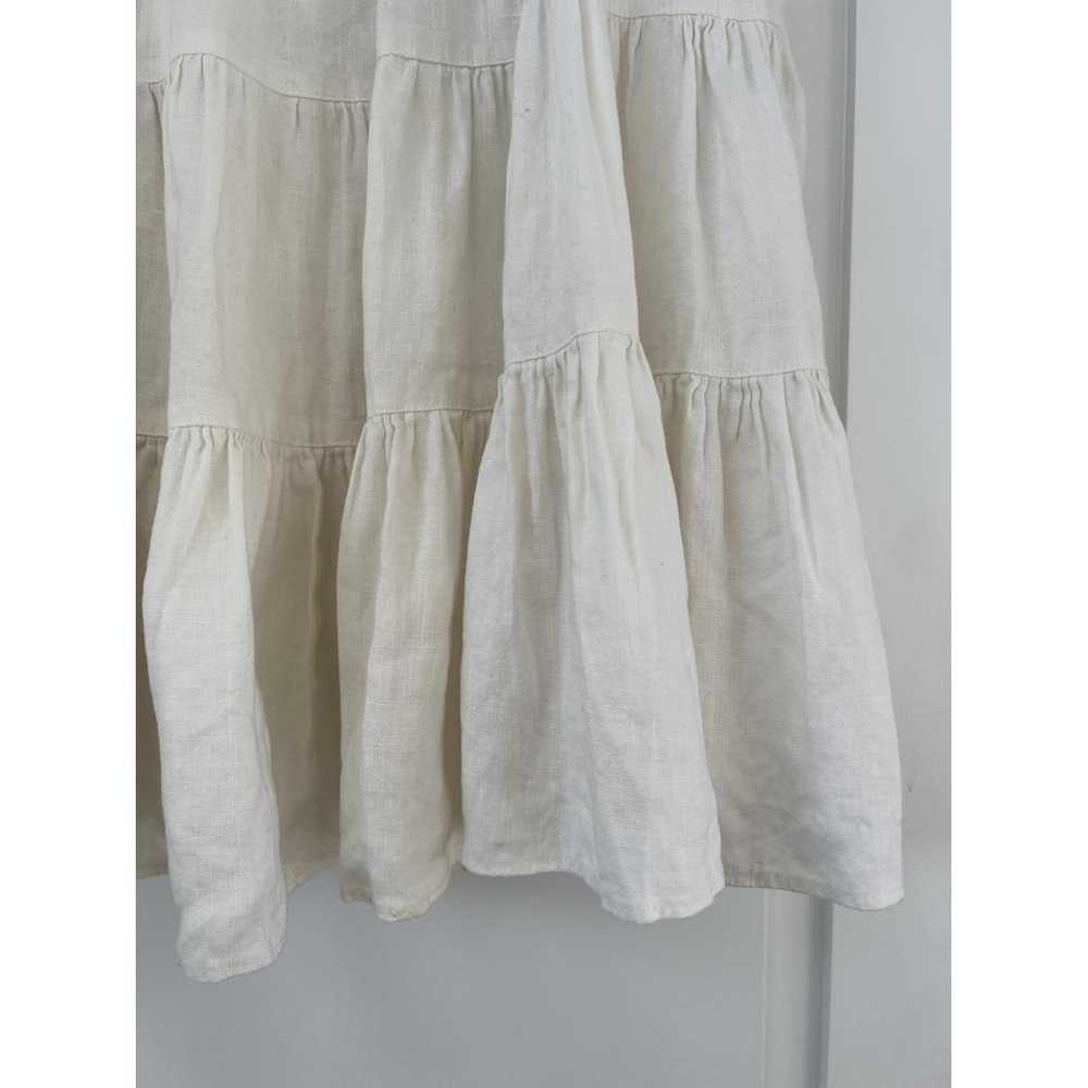 Gianni Versace Linen mid-length skirt - image 2