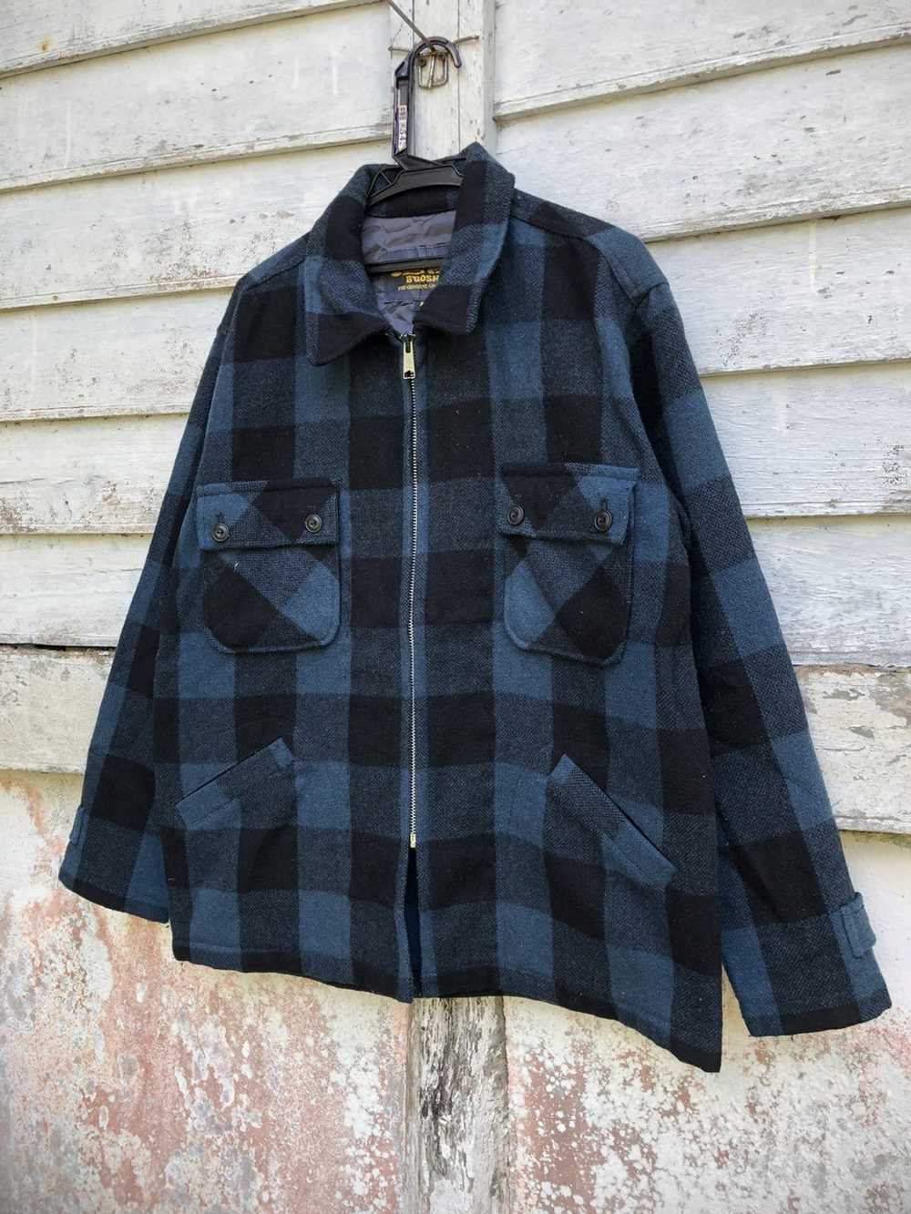 Oshkosh × Workers OshKosh Bgosh Plaid Tartan Wool… - image 2