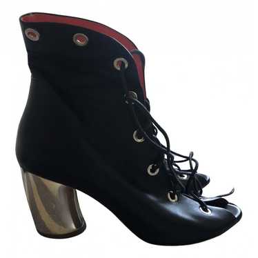 Proenza Schouler Leather open toe boots
