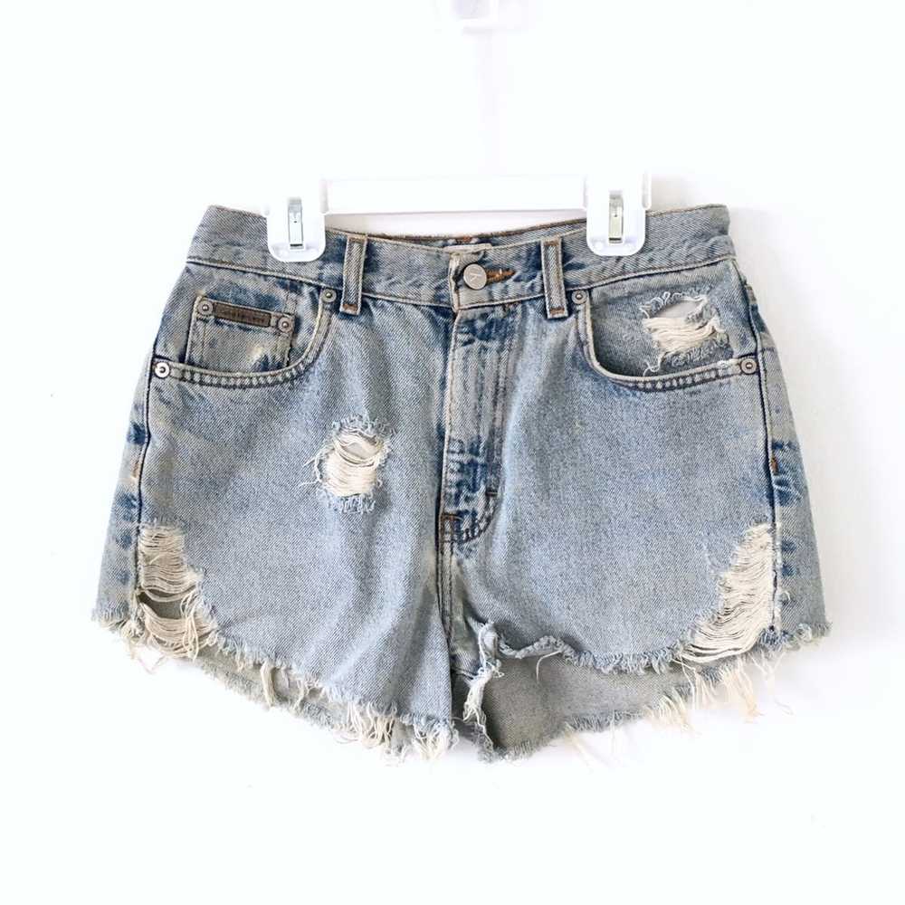 Calvin Klein Calvin Klein Vintage Denim Cutoffs S… - image 1