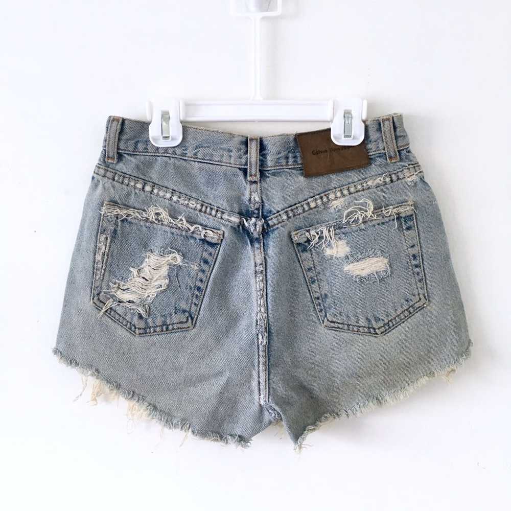 Calvin Klein Calvin Klein Vintage Denim Cutoffs S… - image 2