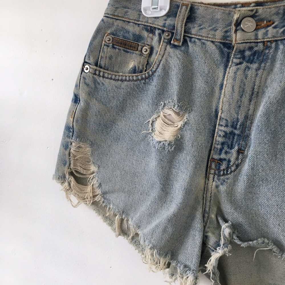 Calvin Klein Calvin Klein Vintage Denim Cutoffs S… - image 3