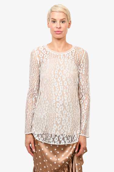 Chloe White Lace Top with Slip Size 34