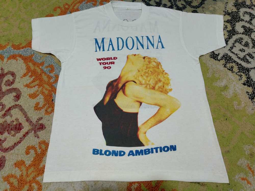 Band Tees × Vintage Vintage Madonna Singer T Shirt - image 4