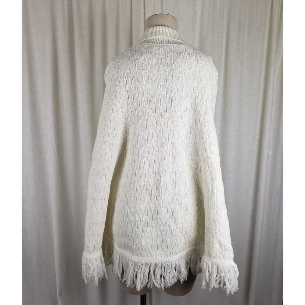 Vintage Sweater Bee by BANFF Knit Crochet Fringe … - image 5