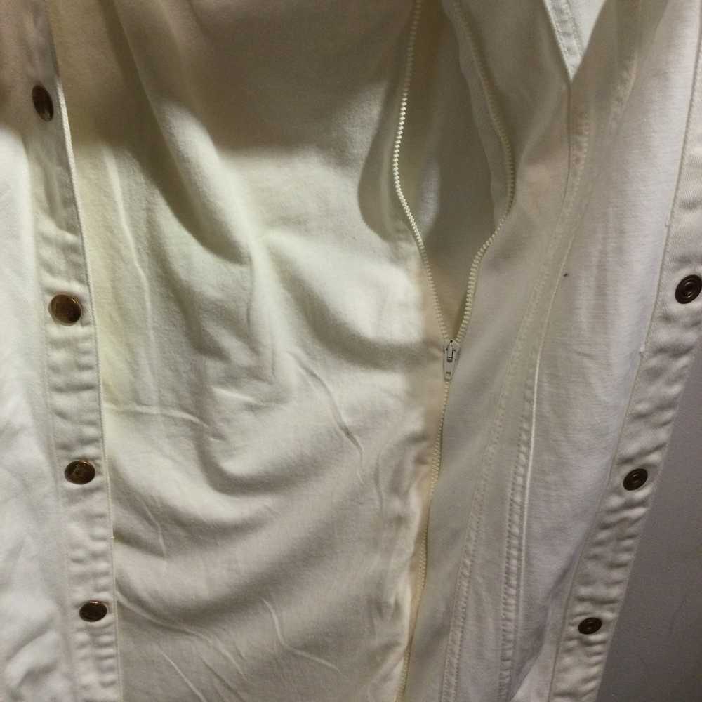 Junior Gaultier white jean-jacket-like dress with… - image 3