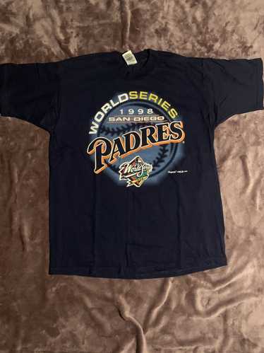 Vintage 1998 San Diego Padres NL Champs / World Series T-Shirt Sz.XL  (Youth) / Sole Food SF