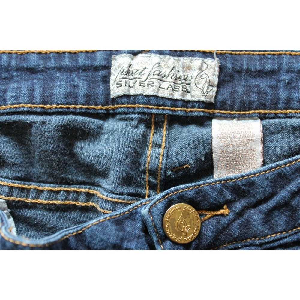 1 BABY PHAT Silver Label Jeans w/Rhinestone Cat D… - image 8