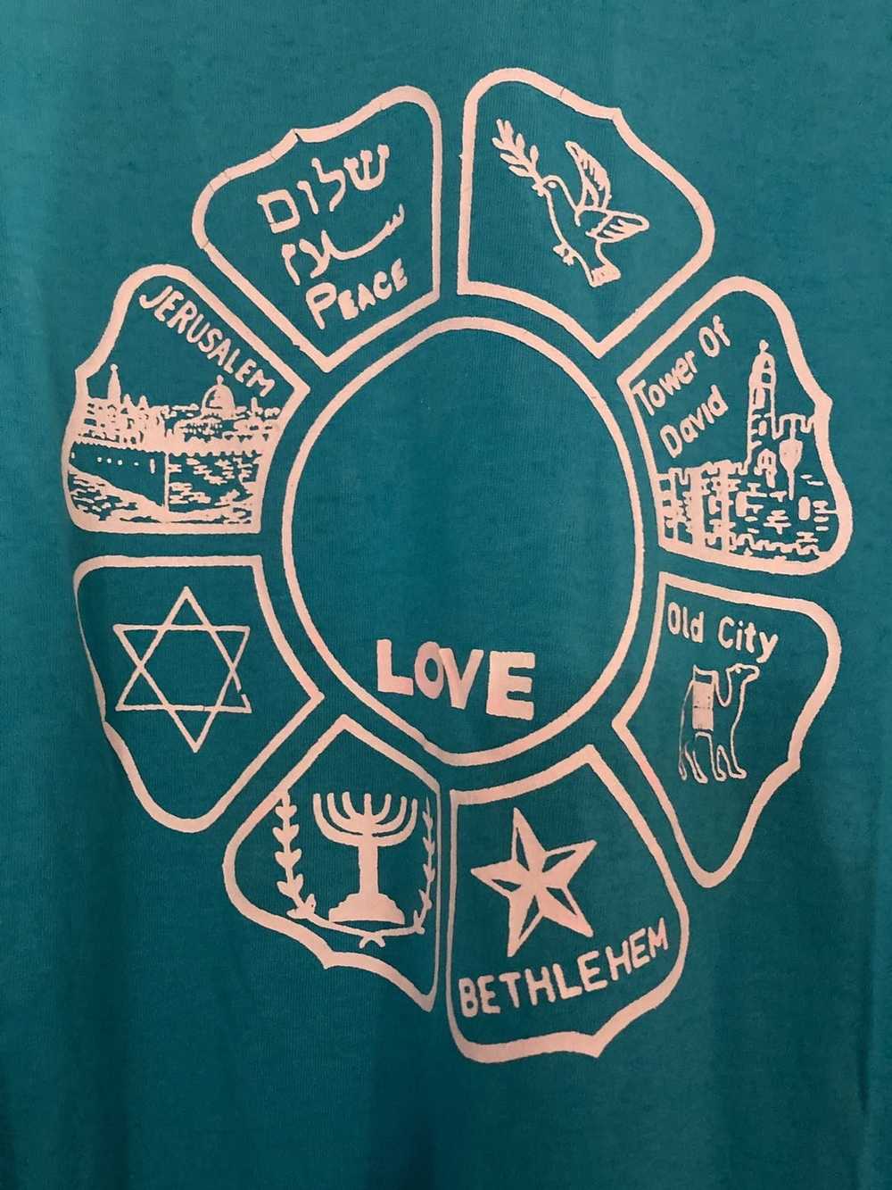 Streetwear × Tee Shirt × Vintage Peace From Israe… - image 5