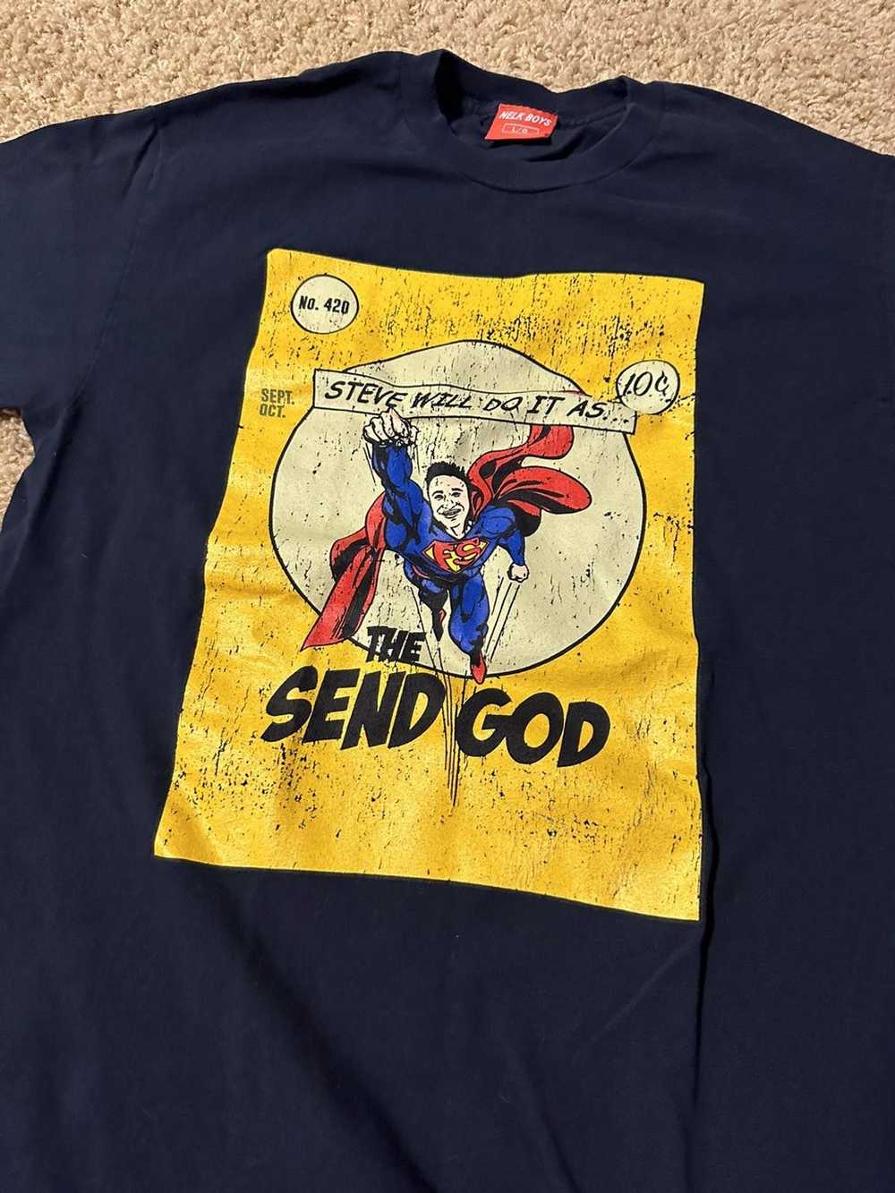 Full Send by Nelk Boys Steve the send god tee - image 2