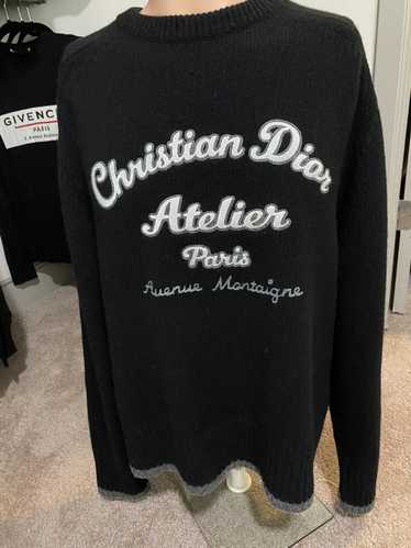 Dior - Christian Dior Atelier Sweater Khaki Wool Jersey - Size L - Men