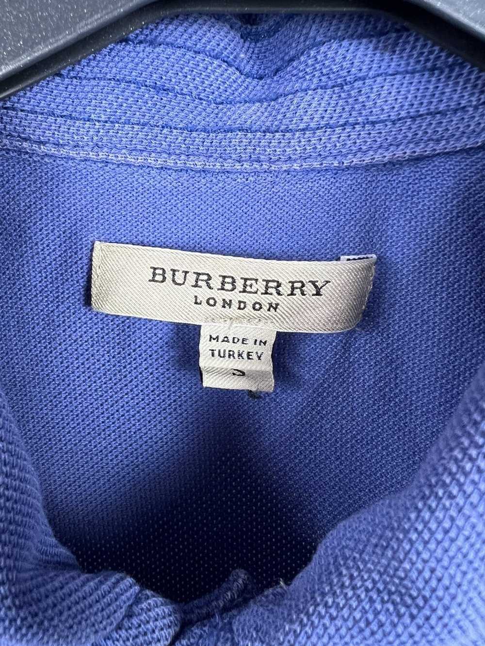 Burberry × Vintage VTG t-shirt Burberry London bl… - image 3