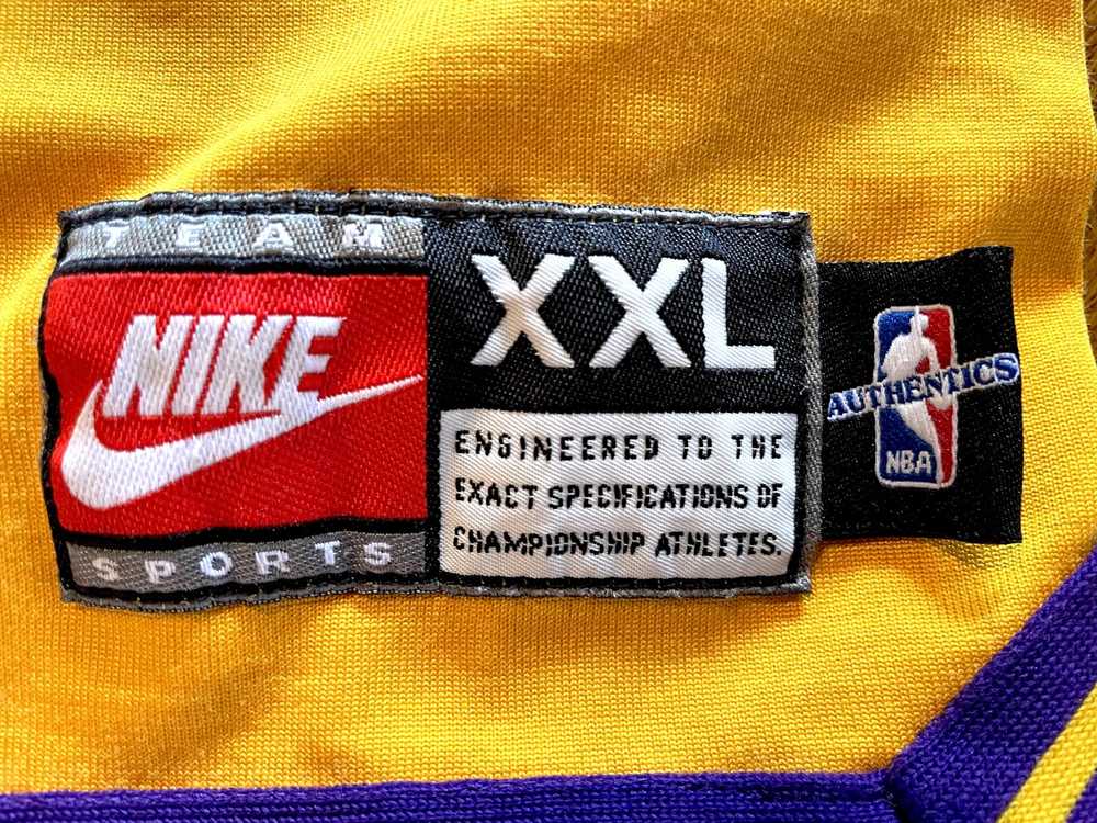 Nike Vintage 80s / 90s Nike Lakers Warmup Jersey - image 4