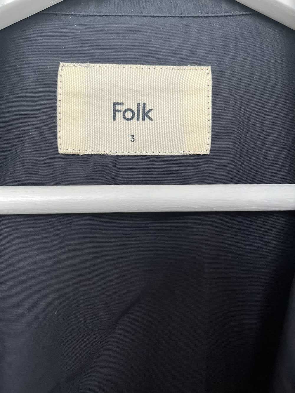 Folk Folk Coach Jacket Medium Navy Blue - image 2