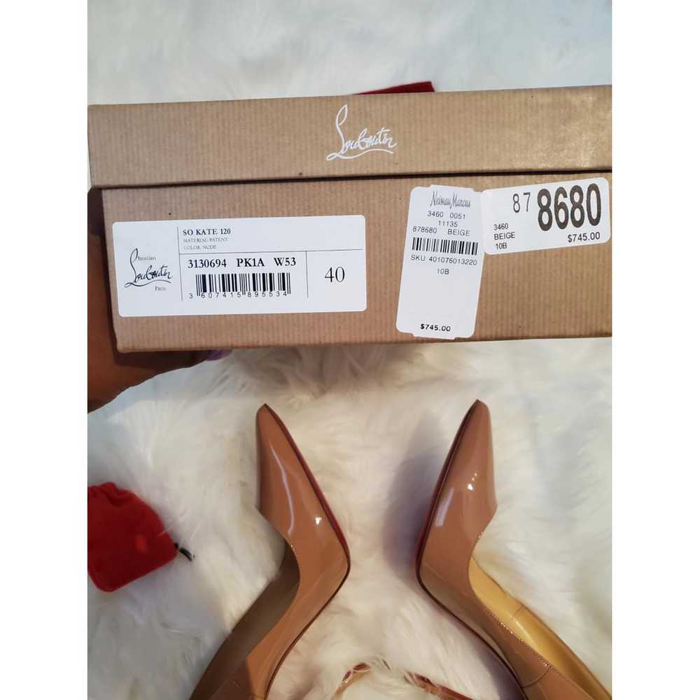 Christian Louboutin So Kate leather heels - image 2