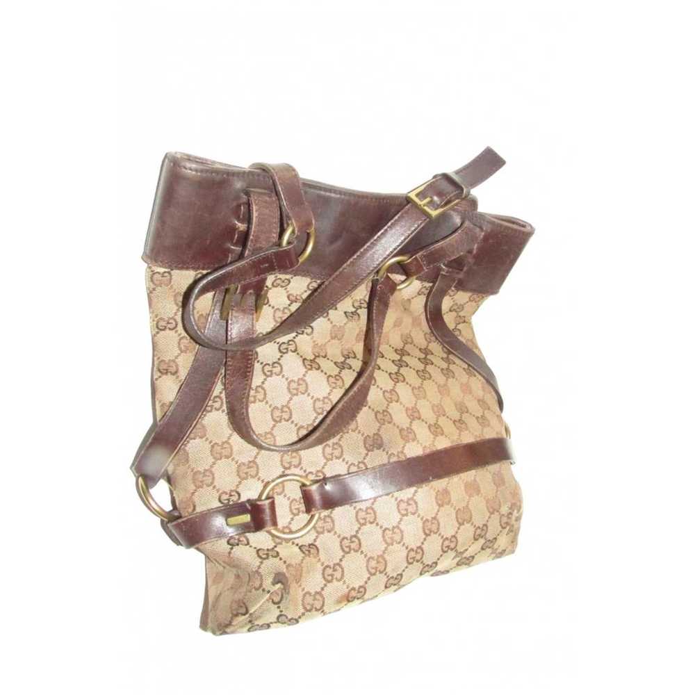 Gucci Gg Ring cloth satchel - image 11